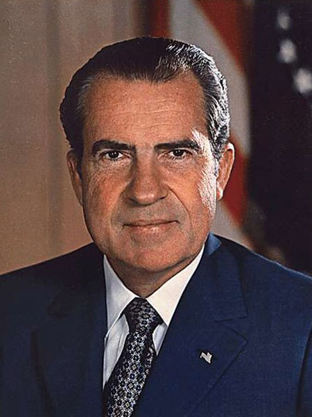 Headshot of Richard Nixon