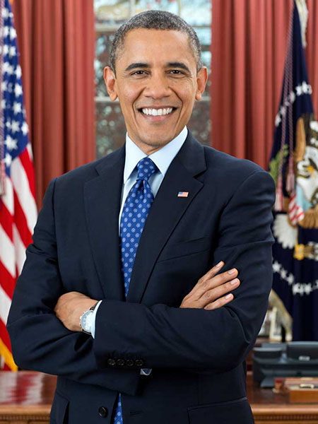 Headshot of Barack Obama